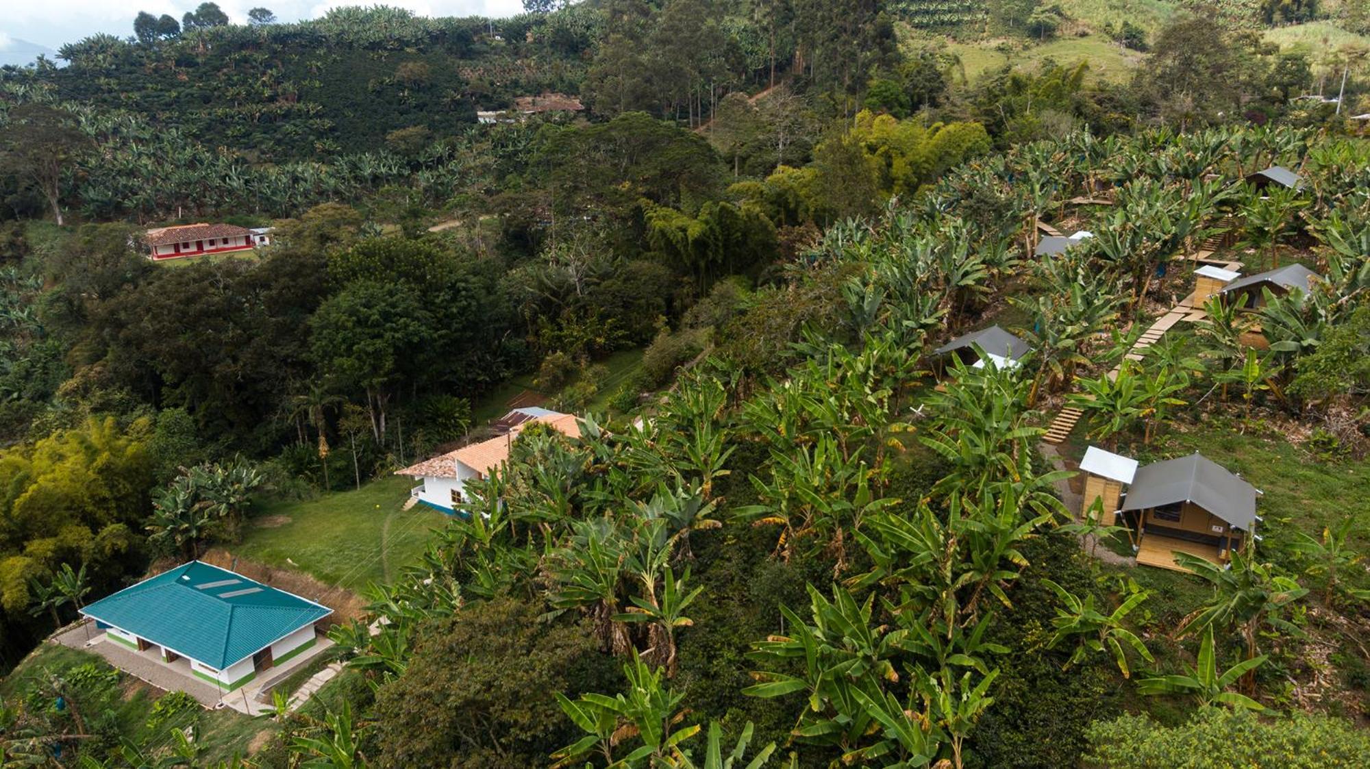 Hotel Glamping Jardín Exterior foto